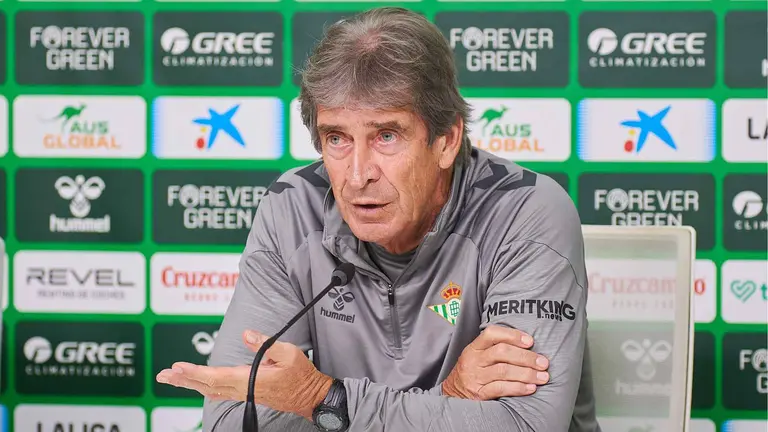 Manuel Pellegrini en rueda de prensa | Salvador López Medina para El MIRA