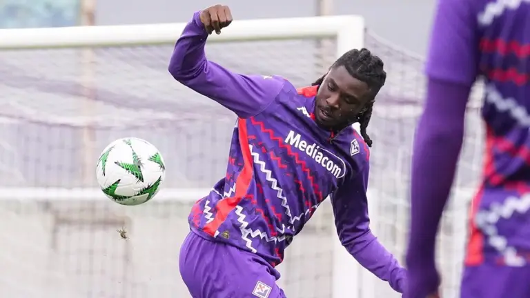 Moise Kean, delantero de la Fiorentina | ACF