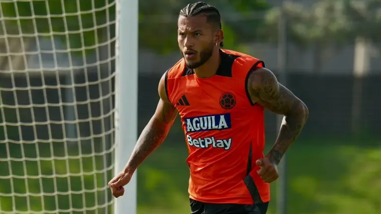 Luis Suárez durante un entrenamiento con la selección de Colombia | FCF
