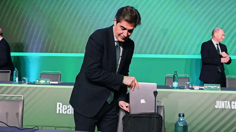 Ángel Haro en la Junta General de Accionistas del Real Betis | Salvador López Medina para El MIRA