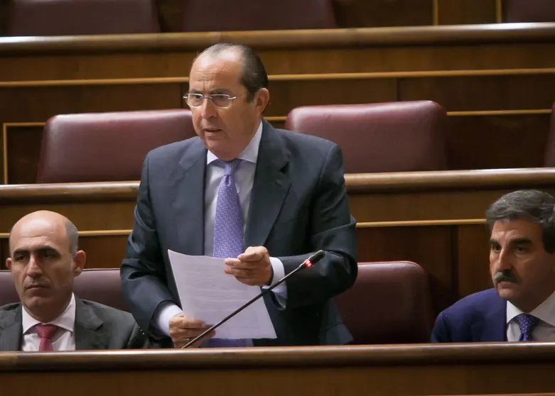 El jerezano Aurelio Romero durante una intervenci&oacute;n en el Congreso de los Diputados