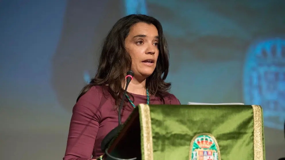 Roc&iacute;o Montero durante un acto para la Diputaci&oacute;n de C&aacute;diz | Imagen de Roc&iacute;o Hern&aacute;ndez