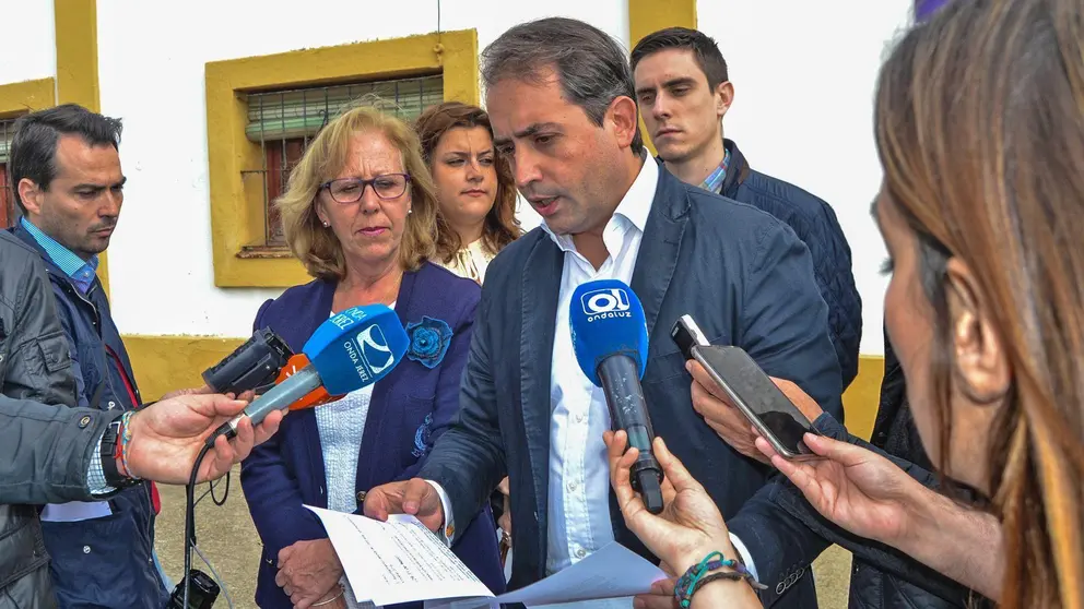 Antonio Salda&ntilde;a, parlamentario andaluz por el Partido Popular, en rueda de Prensa | Pablo Illanas para MIRA Jerez