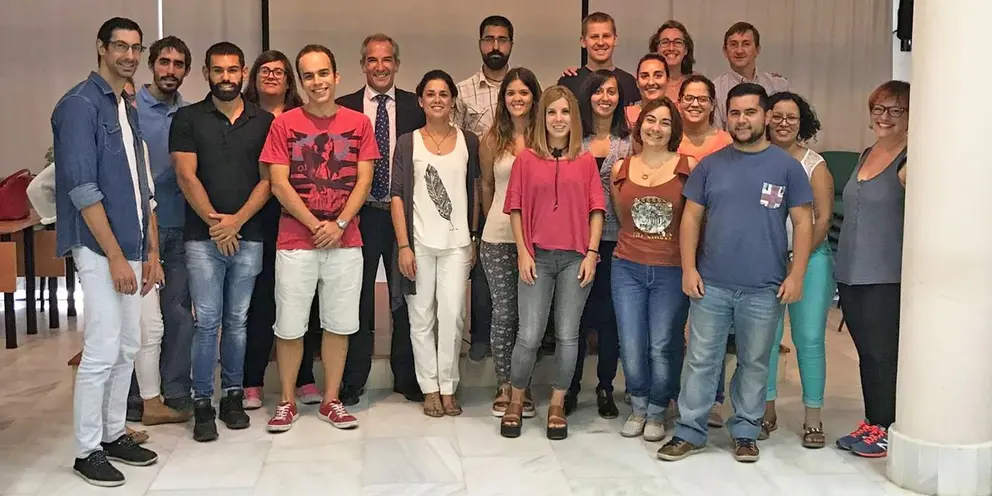 Enveros recibe a Manuel Cantos, director de la oficina de Manpower Espa&ntilde;a en Jerez, y a Arancha Salido, consultora