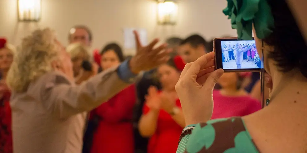 Actuaci&oacute;n en directo en la Feria de Jerez