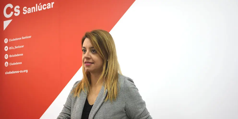 Elena Sumariva, portavoz de Ciudadanos Sanl&uacute;car