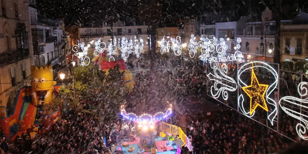 Alumbrado navide&ntilde;o 2017. Foto: @AytoSanlucar
