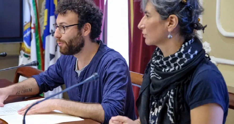 Adri&aacute;n Mart&iacute;nez de Pinillos, junto a Cristina Serv&aacute;n.