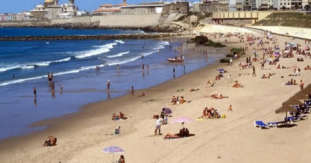 La playa de Santa Mar&iacute;a del Mar.