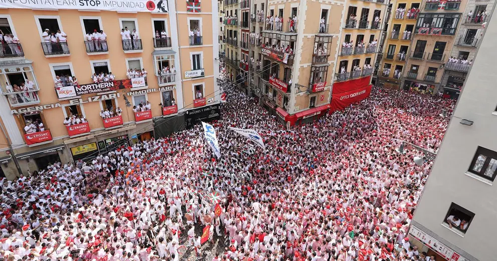 La plaza del Ayuntamiento de Pamplona