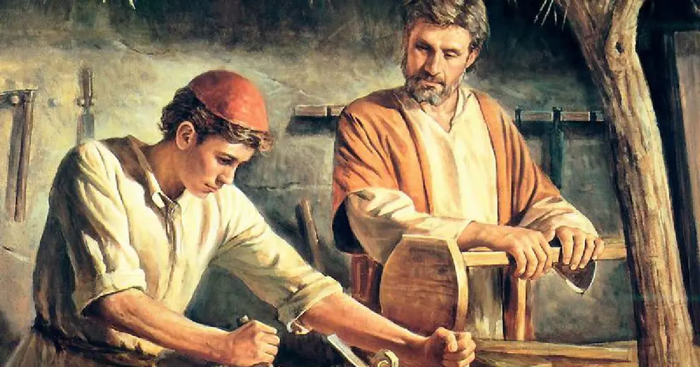 San Jos&eacute; y Jes&uacute;s, carpinteros