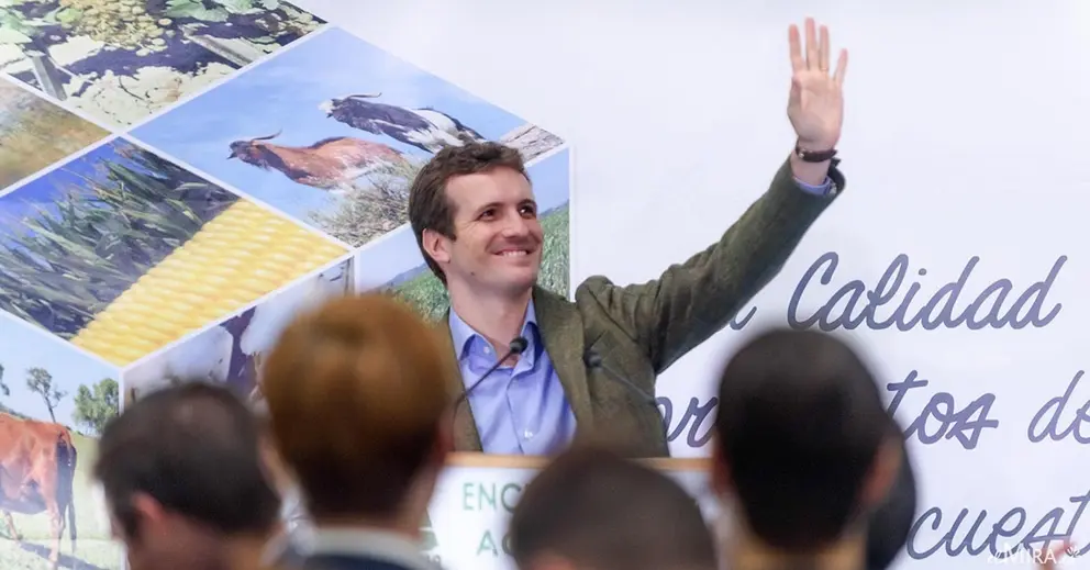 Pablo Casado durante el acto de Asaja C&aacute;diz en Jerez | Christian Cantizano