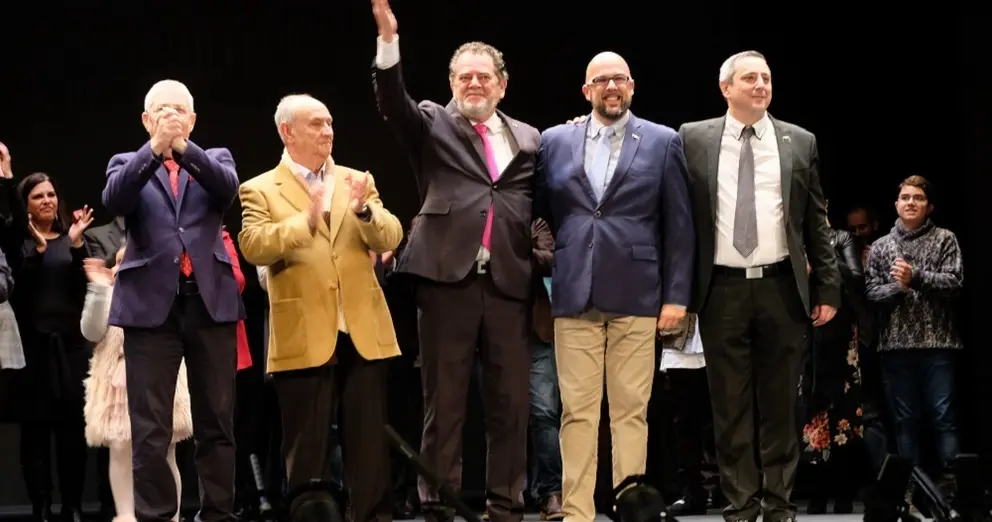 Imagen de archivo del acto de entrega de los Antifaces.