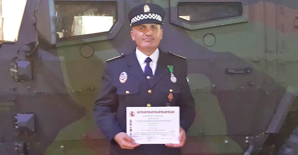 Casimiro Villegas uniformado