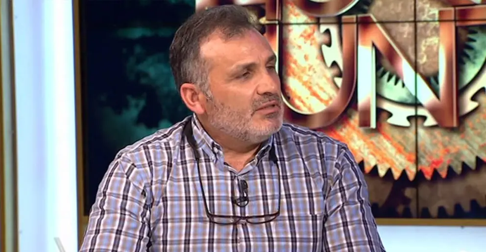 Casimiro Villegas siendo entrevistado en el programa Hora Punta, de TVE