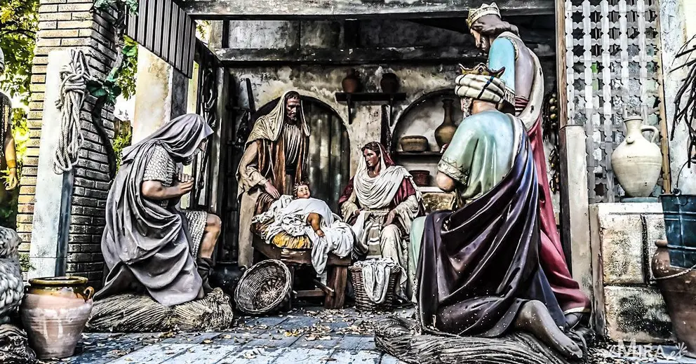 Bel&eacute;n en la calle Larga de Jerez