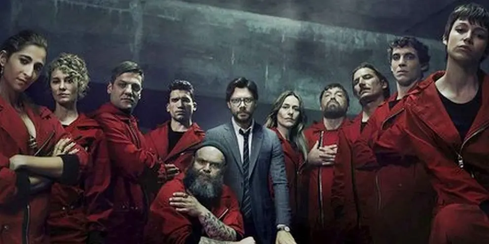 Elenco al completo de 'La Casa de Papel'