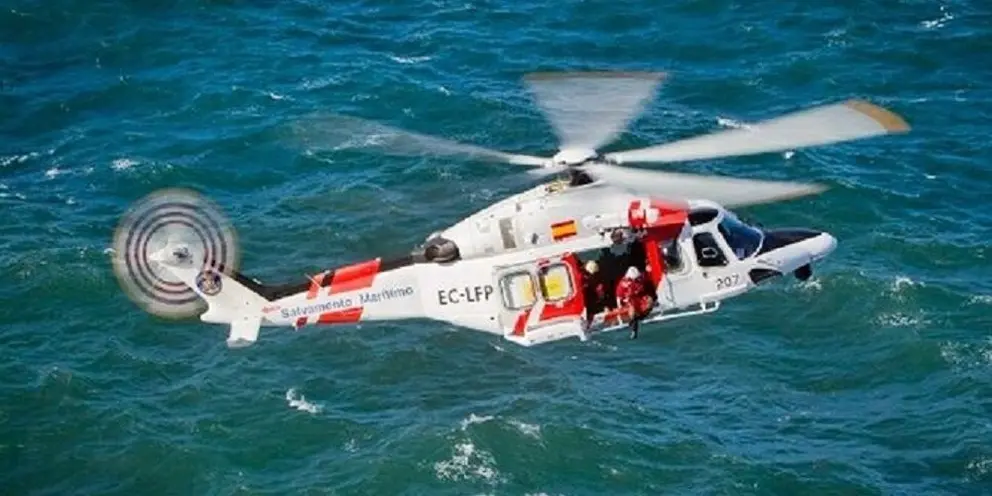 Helic&oacute;ptero de salvamento mar&iacute;timo
