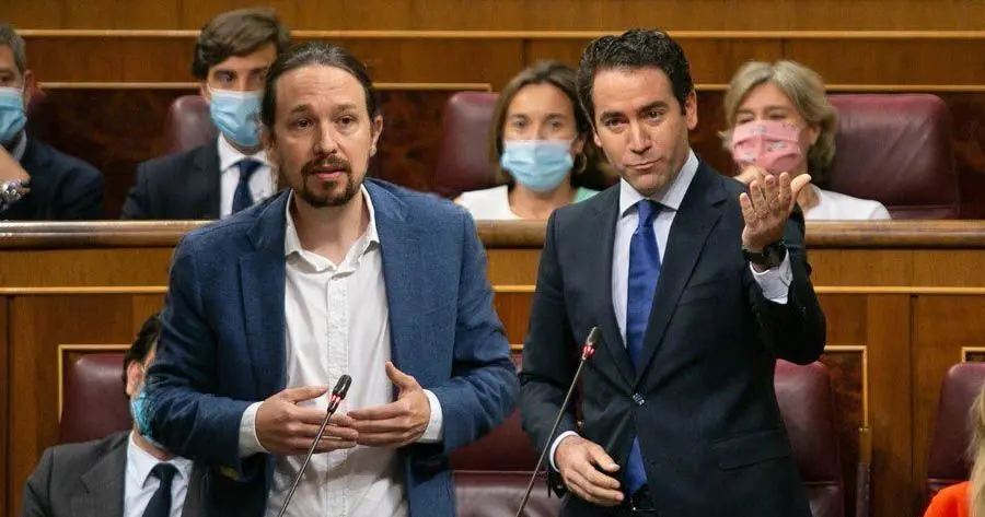 Teodoro Garc&iacute;a Egea y Pablo Iglesias