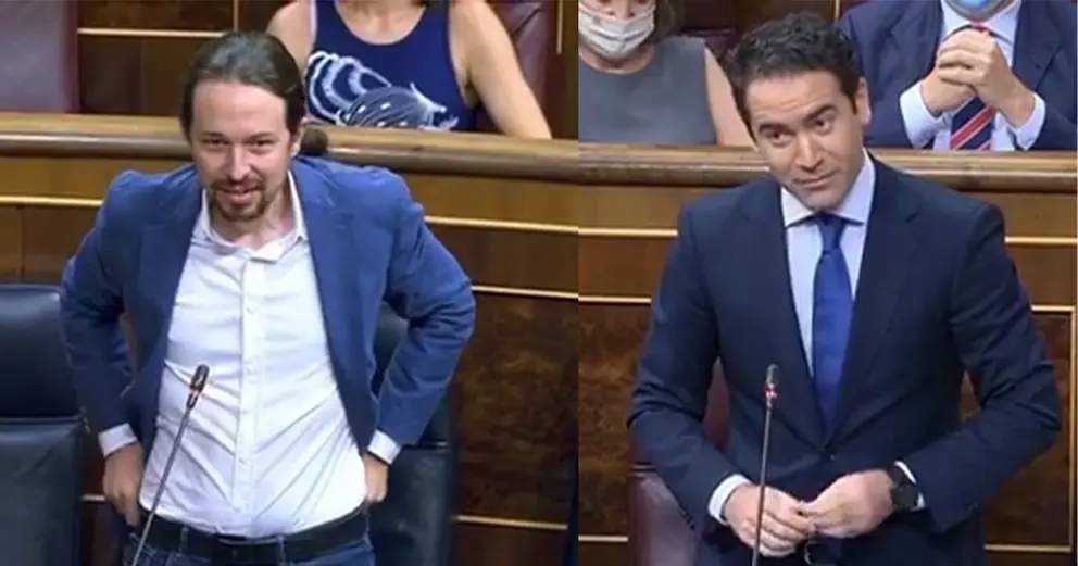 Pablo Iglesias y Teodoro Garc&iacute;a Egea.