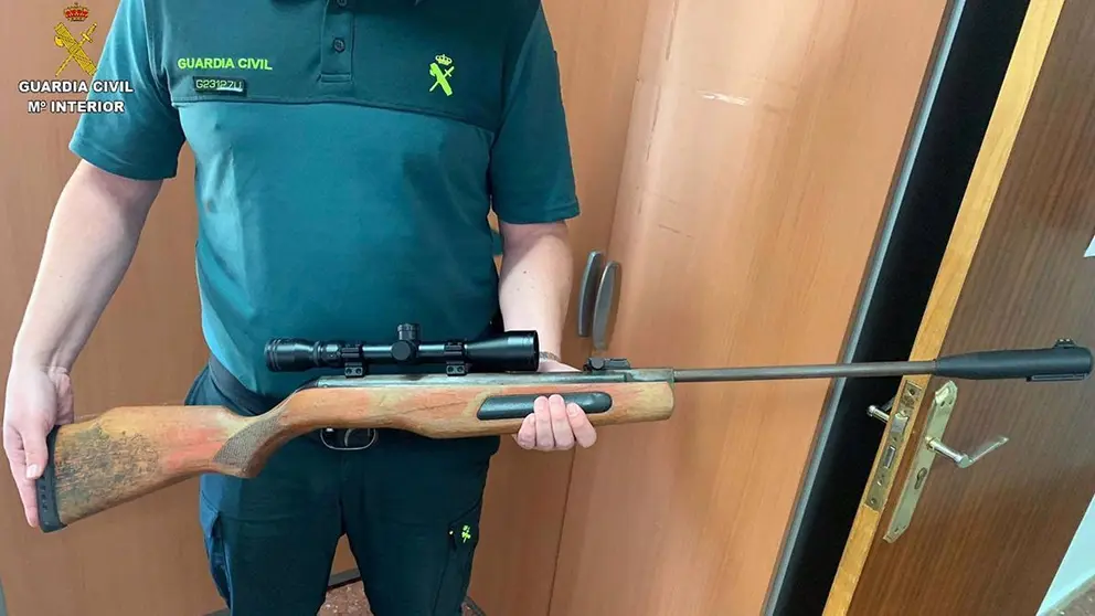 05/10/2020 Arma intervenida por la Guardia Civil.
ANDALUC&Iacute;A ESPA&Ntilde;A EUROPA HUELVA SOCIEDAD
GUARDIA CIVIL.