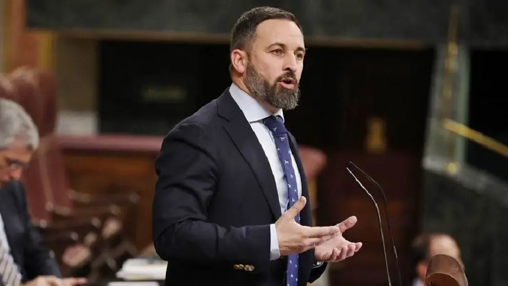 Santiago Abascal (Vox) en el Congreso