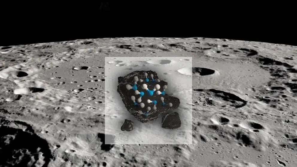 Cient&iacute;ficos usando el telescopio de la NASA en un avi&oacute;n, el Observatorio Estratosf&eacute;rico de Astronom&iacute;a Infrarroja, descubrieron agua en una superficie de la Luna iluminada por el Sol por primera vez