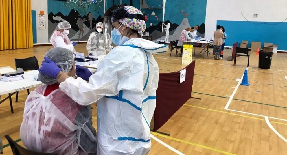 20/11/2020 Realizaci&oacute;n de test en el cribado
SALUD ESPA&Ntilde;A EUROPA ANDALUC&Iacute;A
JUNTA DE ANDALUC&Iacute;A