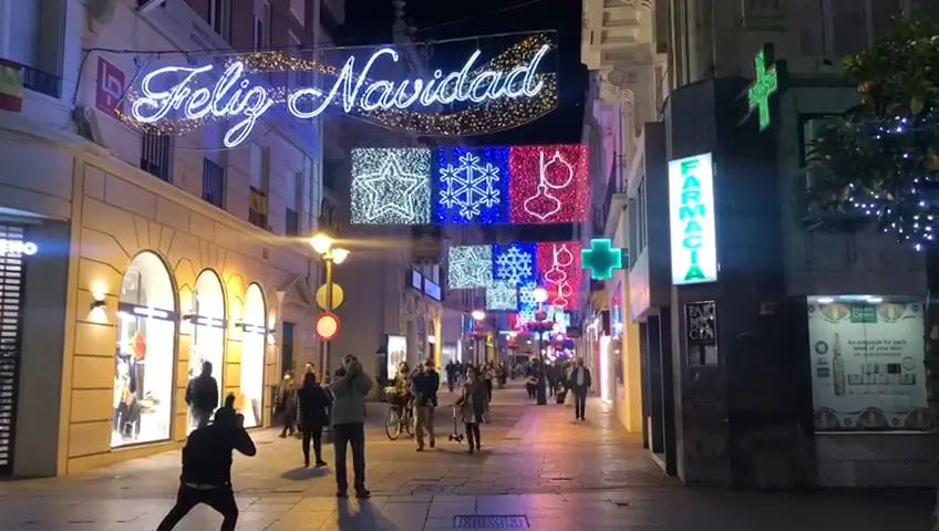 Iluminaci&oacute;n navide&ntilde;a en C&oacute;rdoba.