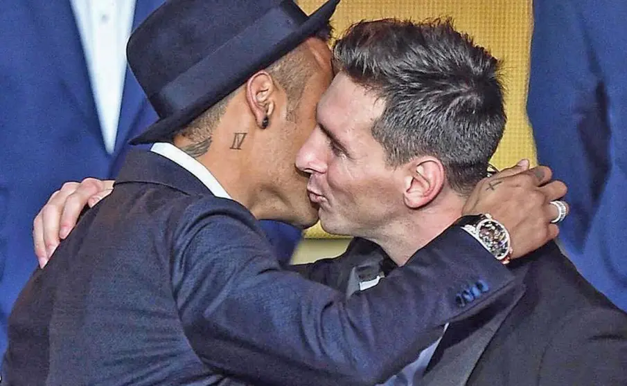 Neymar Jr. y Messi