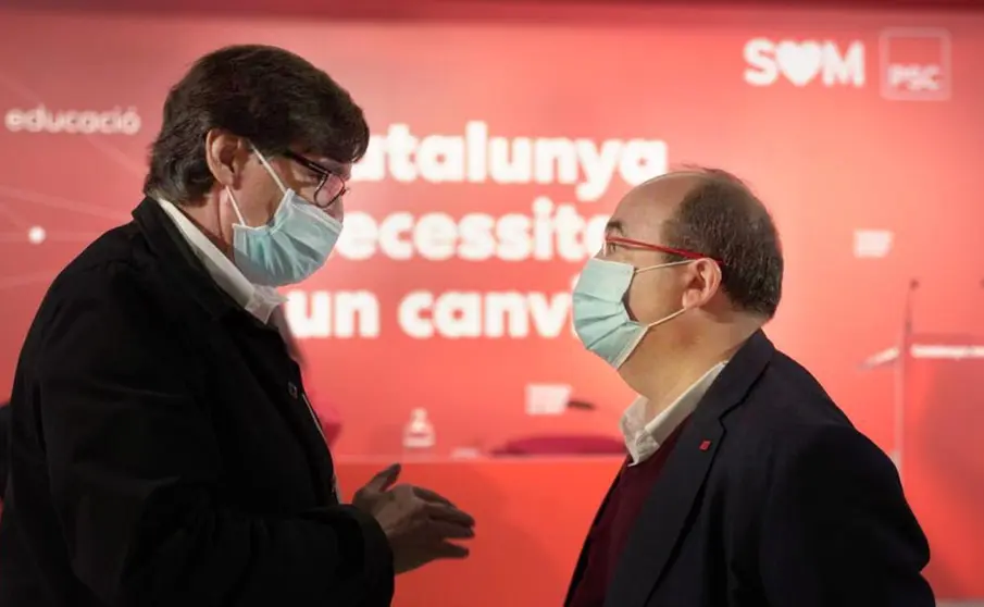 Salvador Illa y Miquel Iceta 