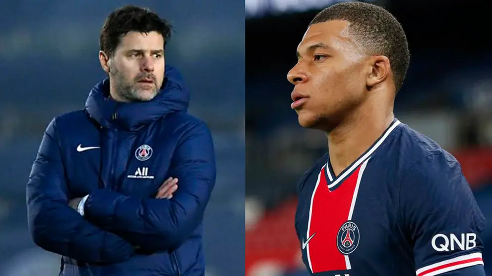 Kylian Mbapp&eacute; y Mauricio Pochettino