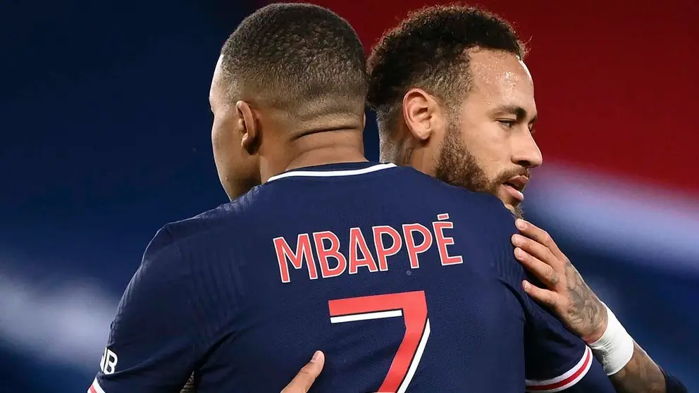 Neymar Jr. y Kylian Mbapp&eacute; PSG