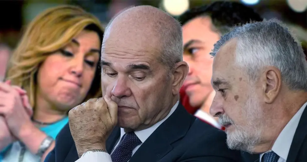 Manuel Chaves, Jos&eacute; Antonio Gri&ntilde;&aacute;n, Susana D&iacute;az y Pedro S&aacute;nchez