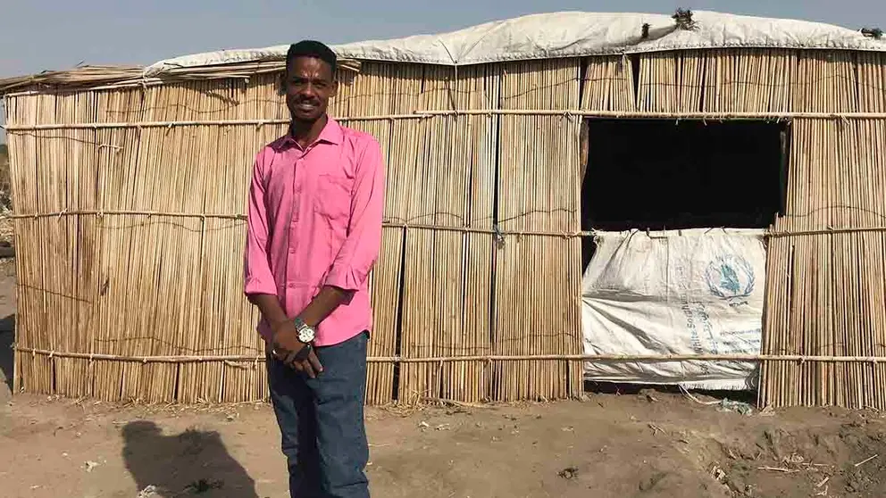 Abdlrahman, refugiado de la Cruz Roja