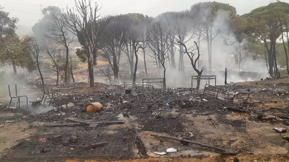 Incendio asentamiento chabolista