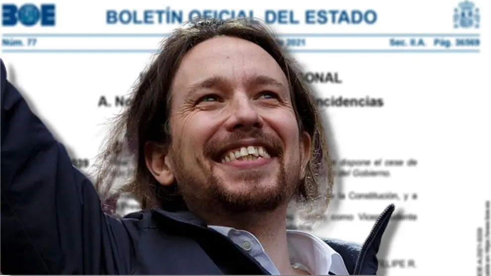 Cese de Pablo Iglesias de Vicepresidente del Gobierno de Pedro S&aacute;nchez
