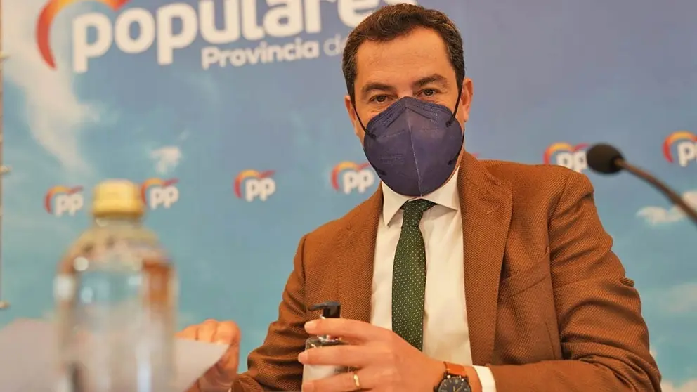 Juanma Moreno, presidente de la Junta de Andaluc&iacute;a