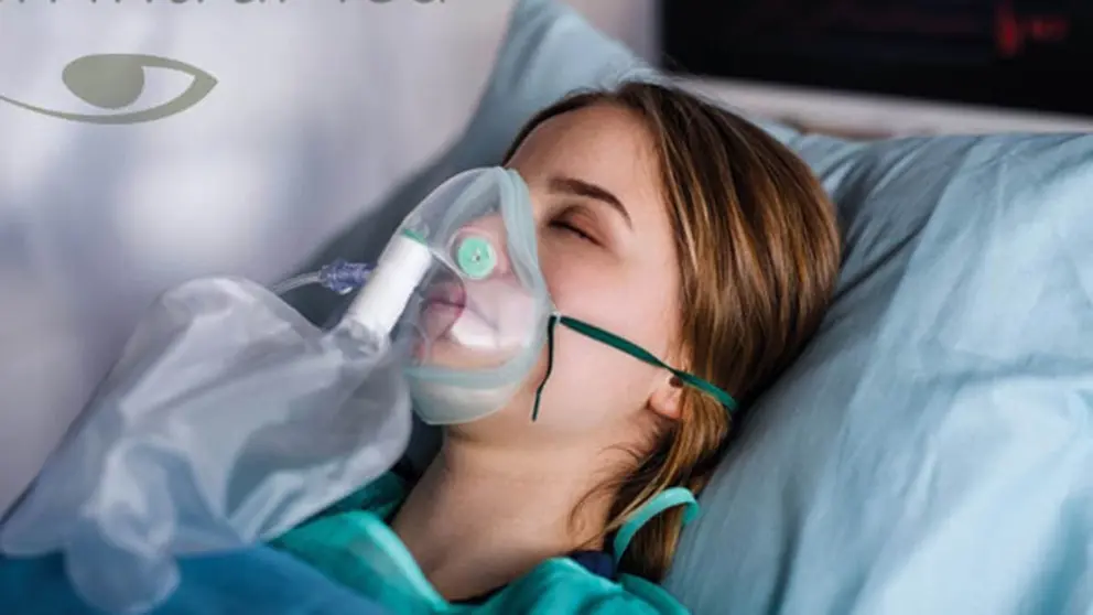 Persona hospitalizada con Covid-19 | Imagen de Archivo