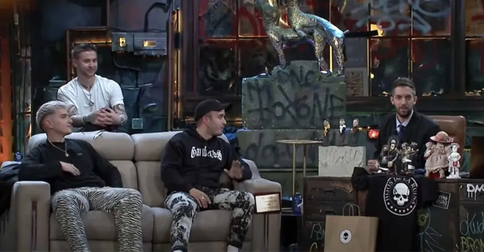 Recycled J, Natos y Waor en el programa de David Broncano