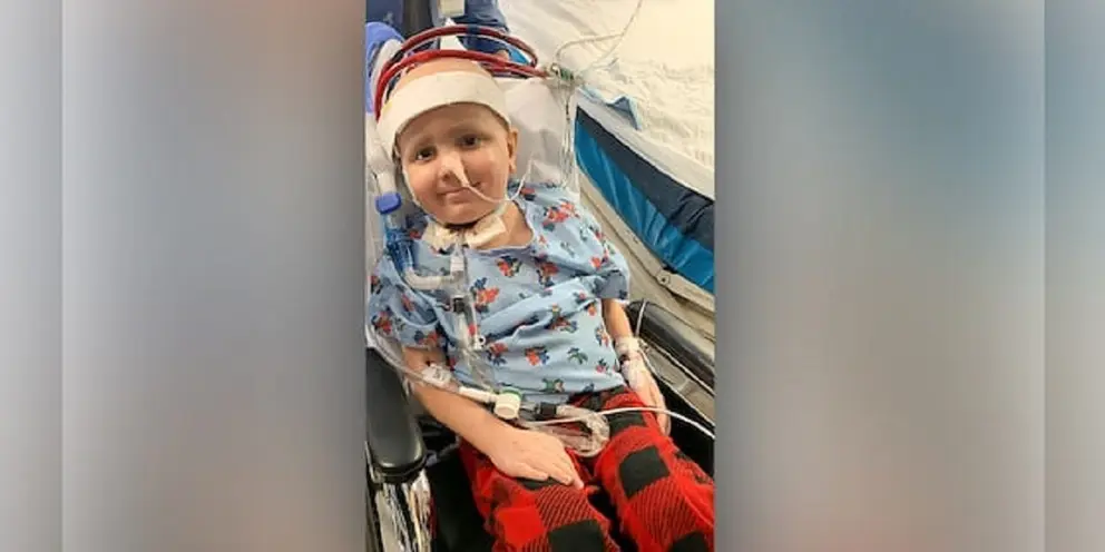 Ni&ntilde;o enfermo de c&aacute;ncer