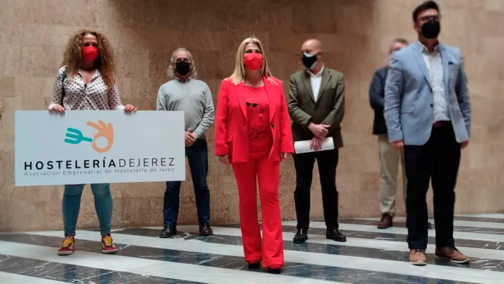 Hosteler&iacute;a de Jerez en su presentaci&oacute;n en el Ayuntamiento