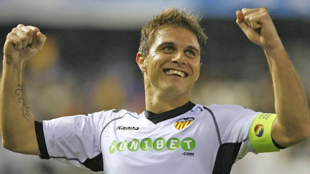 Joaqu&iacute;n S&aacute;nchez durante su etapa en el Valencia CF