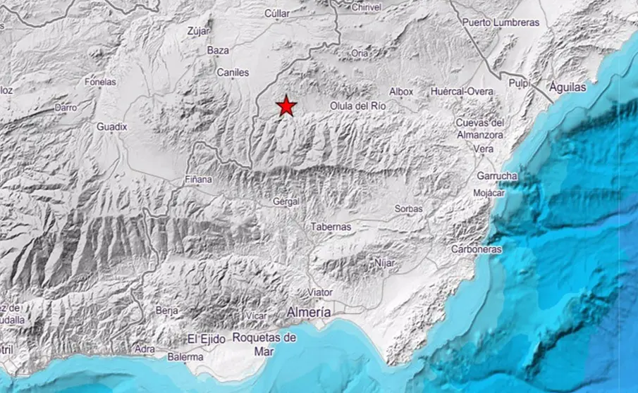 Terremoto en la provincia de Almer&iacute;a