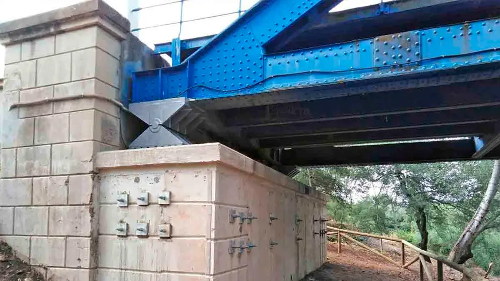 Mejoras acometidas en el Puente de la Barca