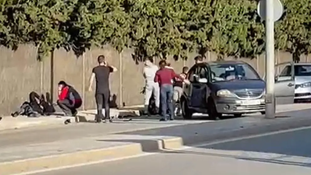 Accidente de moto en Jerez