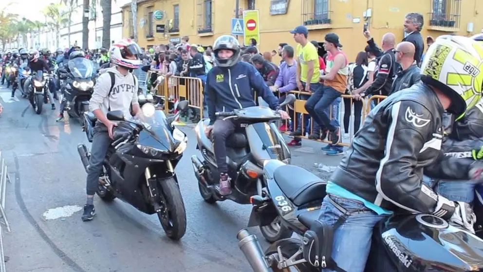 Motorada en El Puerto