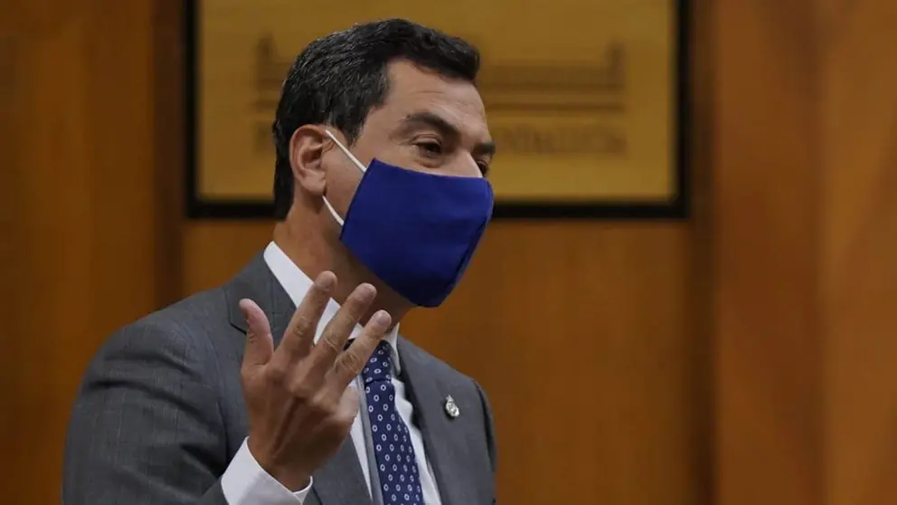 Juanma Moreno, presidente de la Junta de Andaluc&iacute;a