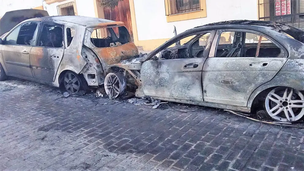 Coches calcinados en Jerez | Polic&iacute;a Nacional