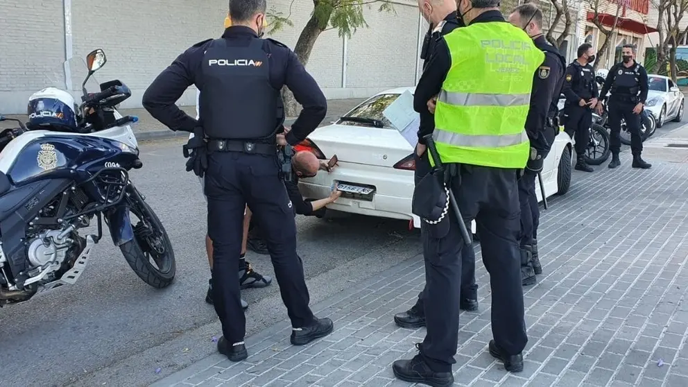 Matr&iacute;cula falsa interceptada en Jerez | Jes&uacute;s Catal&aacute;n para elMIRA.es